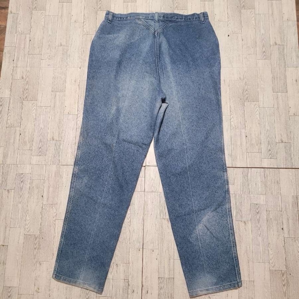 Vintage Rocky Mountain Rockies Lightwash High Waist Denim Jeans Size 17 / 18 - Picture 3 of 6